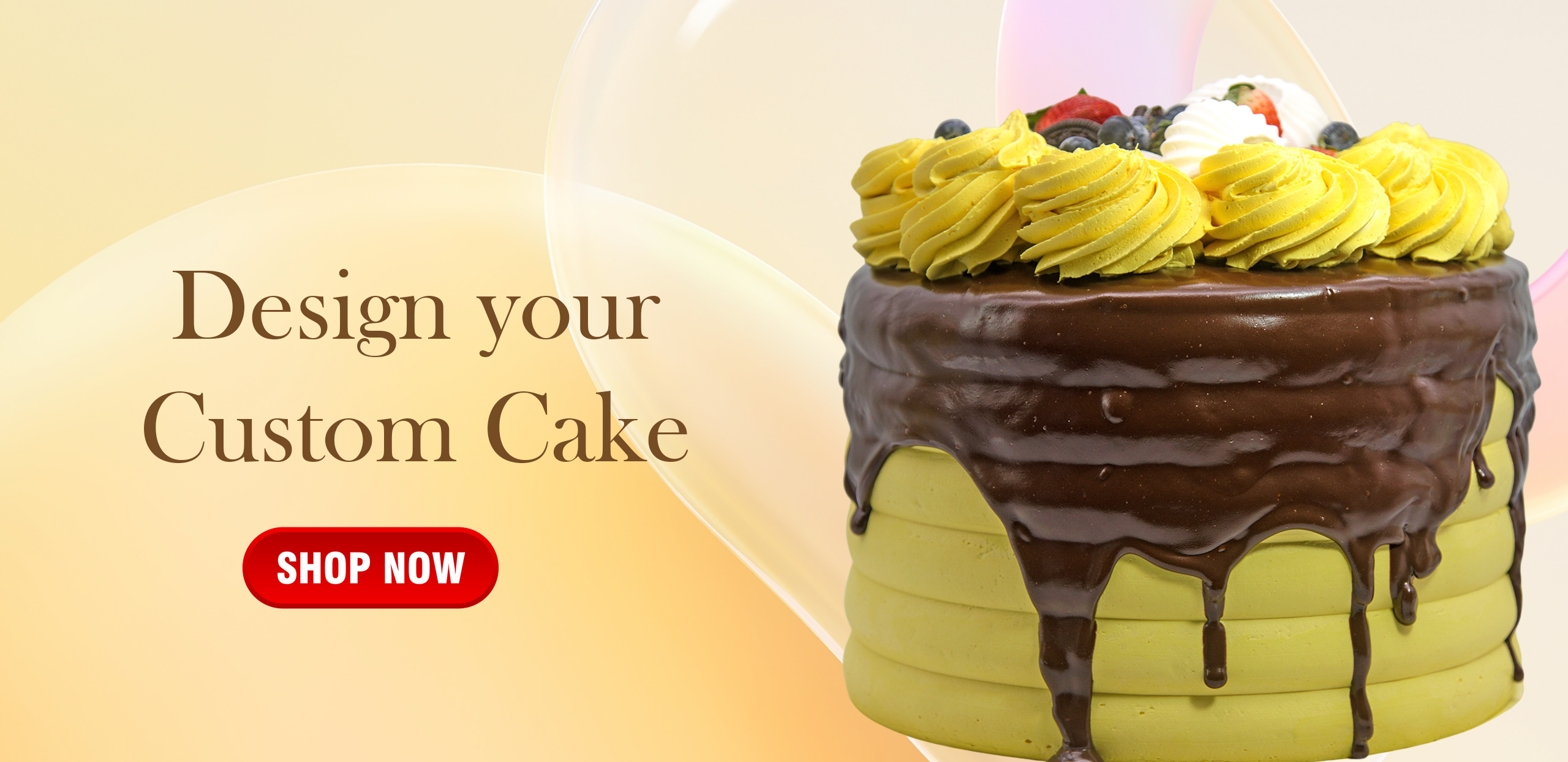 design your custom cake banner