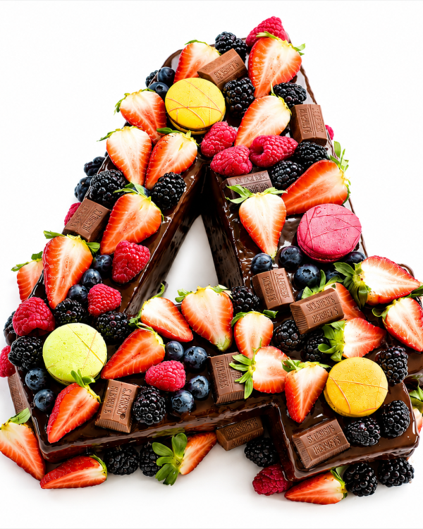 Berry Supreme Number Cake