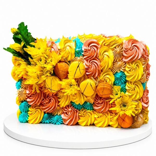Unique Baby Shower Rose Cake