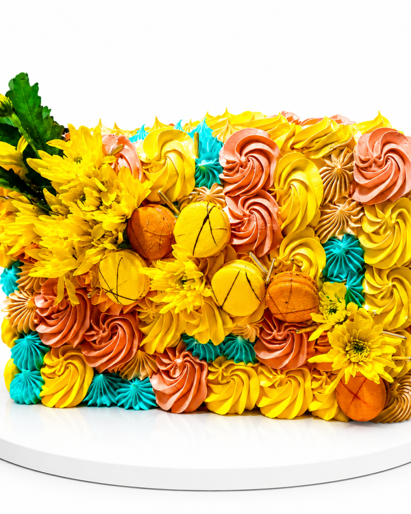 Unique Baby Shower Rose Cake