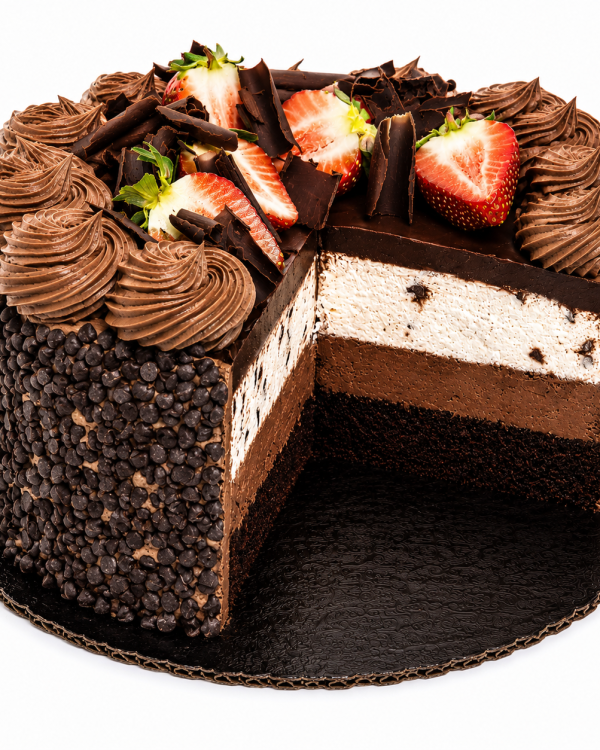Chocolate Tuxedo Cream Cheesecake