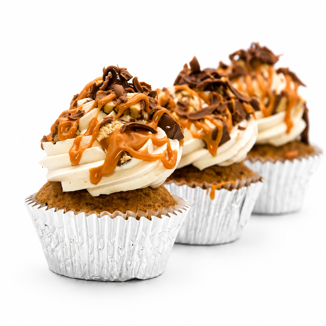Snickers Cupcakes