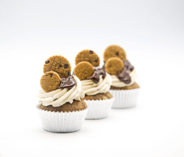 Chocolate Chip Cookie Dough Cupcakes