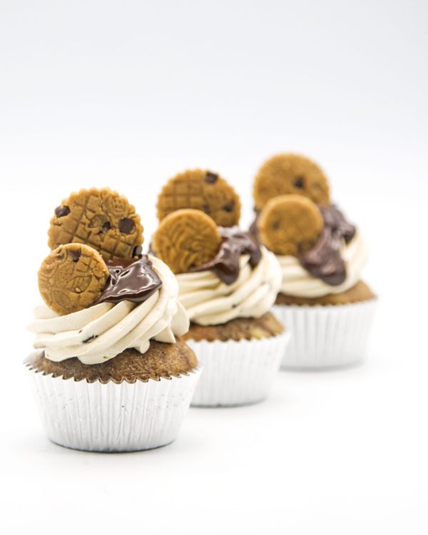 Chocolate Chip Cookie Dough Cupcakes
