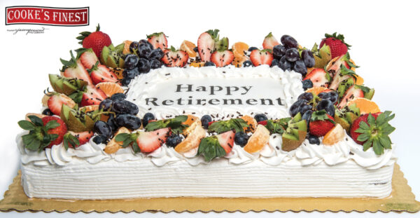 Chocolate Rum Cake with Fresh Fruits