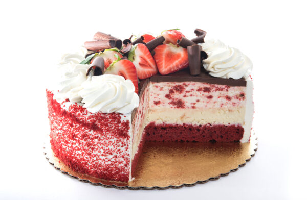 Red Velvet Tuxedo Cheesecake