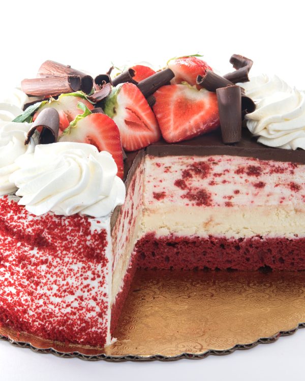 Red Velvet Tuxedo Cheesecake