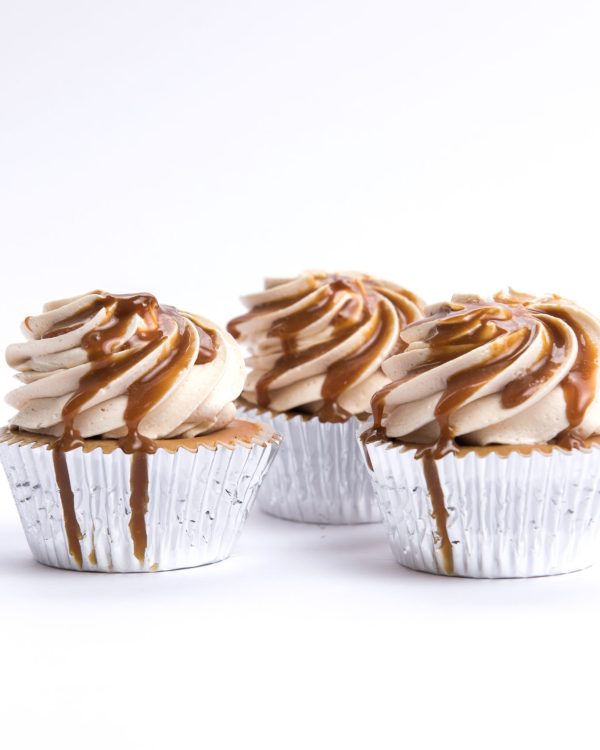 Salted Caramel Cheesecake Cupcakes
