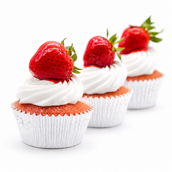 Fresh Strawberry Cupcakes