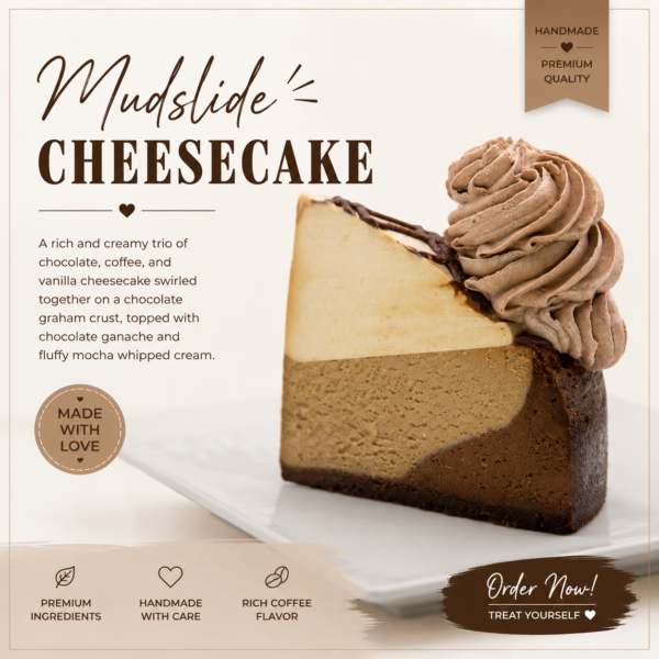 Mudslide Cheesecake