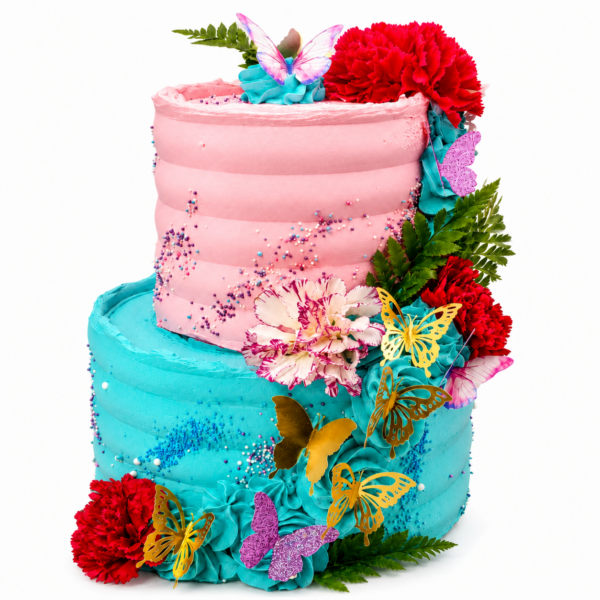Butterfly Garden Celebration Cake
