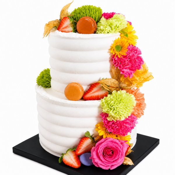 Tropical Floral Celebration Cake