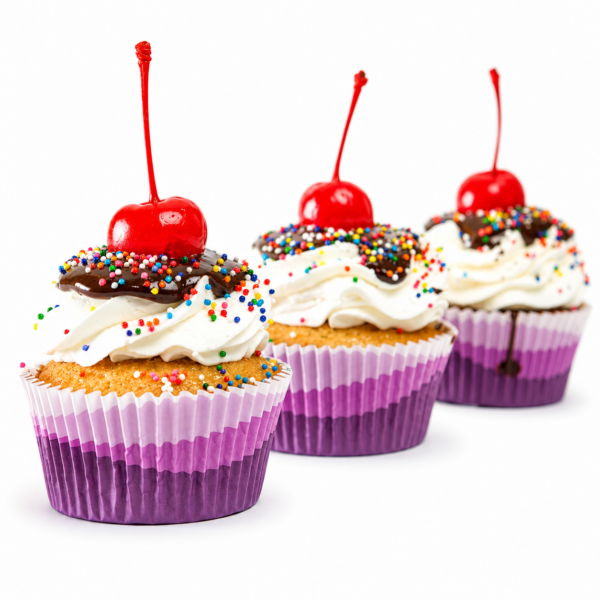 Banana Split Cupcakes